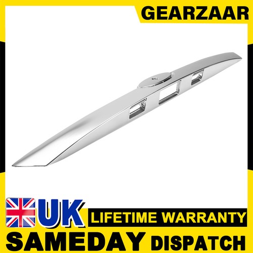 Rear chrome tailgate boot - rear,