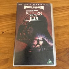STAR WARS RETURN OF THE JEDI Widescreen uk PAL VHS VIDEO NEW & SEALED