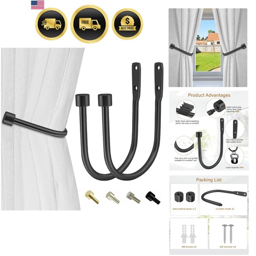 Minimalist curtain holdbacks - minimalist,