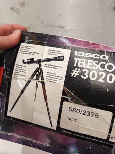 Vintage tasco telescope black - tasco,
