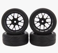 4Pcs Tires Wheels Rim 12mm Hex