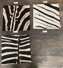 16"x16" Genuine Zebra Skin