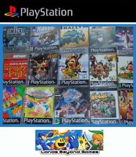 PlayStation 1 PS1 Video Games (RPG Action Sport Platformer Arcade Puzzle Kids)