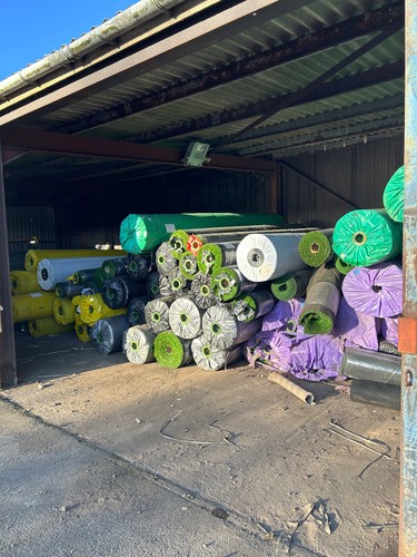 Artificial grass roll end - roll,