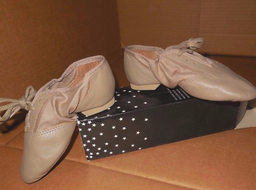 New box capezio leather tan - new,