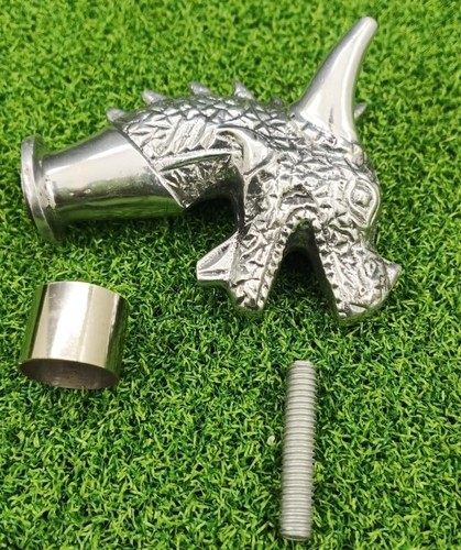 Vintage dragon head - head, walking
