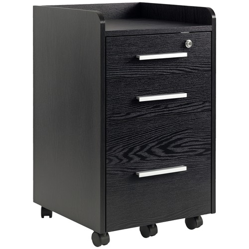 Homcom drawer mobile filing - homcom, 3