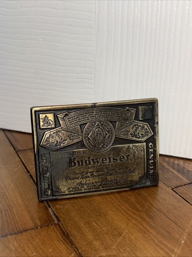 Vintage budweiser brass - budweiser, belt
