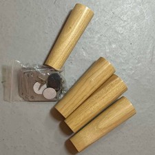 4pcs Wooden Sofa Legs 10/16/24cm Furniture Feet Replacement for Cabinet Armchair