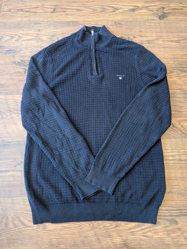 Mens gant ribbed quarter zip - mens,