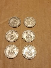 Pre 47 Silver Shilling Joblot