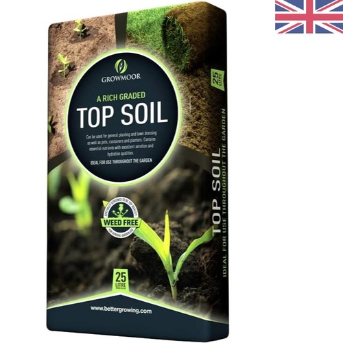 25l graded topsoil ideal - 25l,