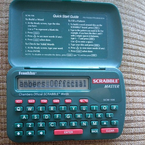 Franklin scrabble master - scrabble,