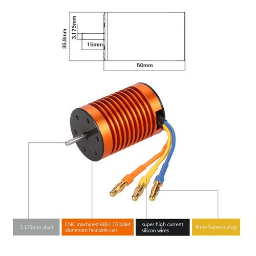 Goolrc f540 3000kv brushless - f540,