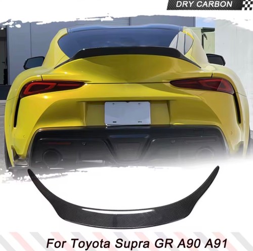 Dry carbon rear car spoiler - rear,