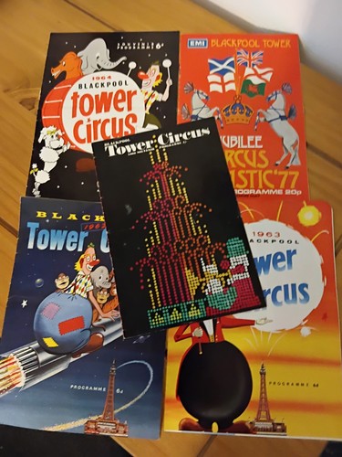 Blackpool tower circus 60s - circus,
