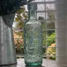 Antique Glass V. Elliott Trade Mark Plymouth Old Glass Bottle