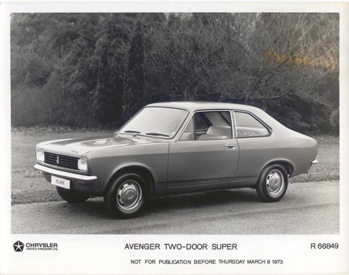 Chrysler hillman avenger - hillman,