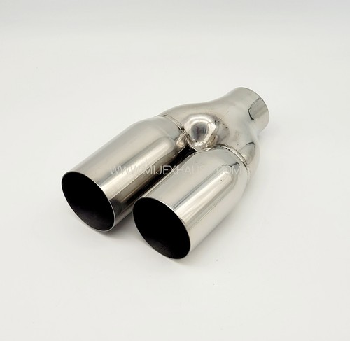 Twin exhaust tailpipe - exhaust,