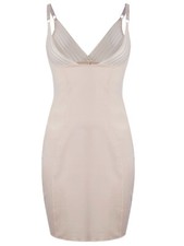 Ex M&S ALMOND Firm Control Wear Your Own Bra Slip