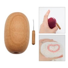1x Darning Egg with Needle DIY