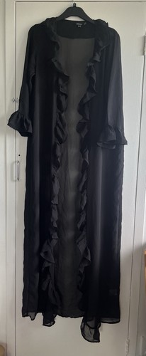 Akasa black sheer ruffle - akasa,