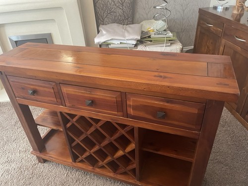 Solid wood mahogany - wood, sideboard