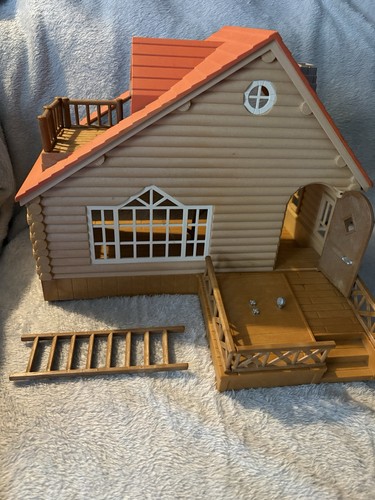 Sylvanian families log cabin - families,