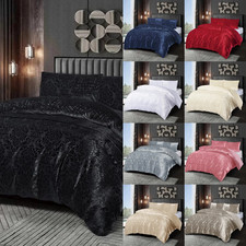 3 Piece Jacquard Duvet Cover Set Modern Bedding Double King Size Quilt Cover