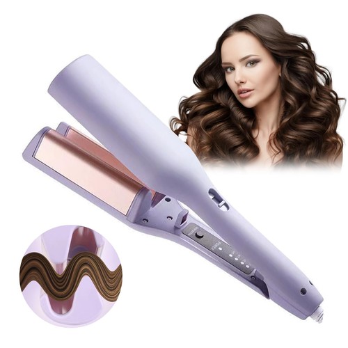Hair waver curling iron double - iron,