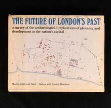 1973 The Future of London's Past Biddle Hudson Folding Maps Uncommon 1st