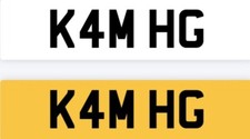 Private number plate kam - number,