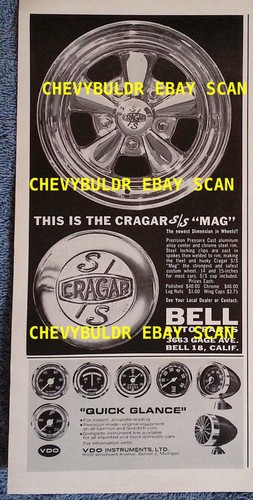 1964 cragar vintage - cragar, mag