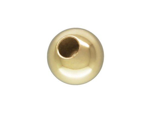 14ct gold round spacer beads - 14ct,