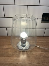 Homebase Edit Adore Glass Table Lamp 28cm Never Been Used