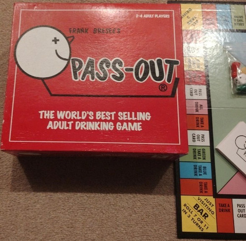 Pass out adult drinking board - adult,