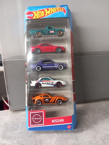 Hot wheels nissan - wheels, 5-pack