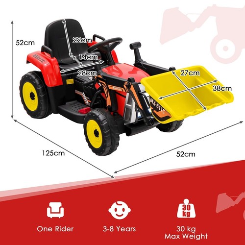 Kids ride toy excavator - ride-on, 12v