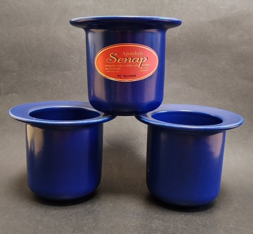 Blue storage canister hoganas - canister,