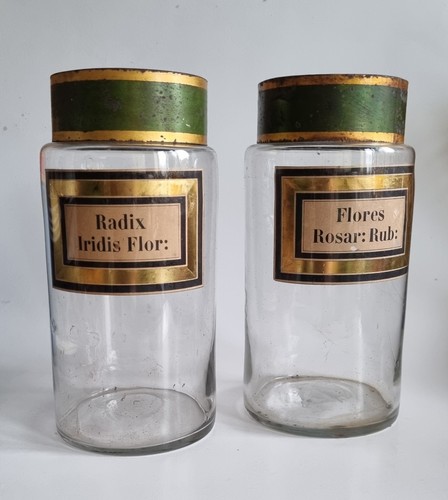 Vintage pair large antique - of,