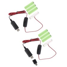 Type C USB to AA Dummy Battery Cable 6V Power Supply Cord Converter Wire
