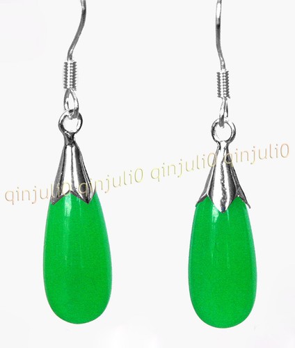 Natural gemstone jade - gemstone, teardrop