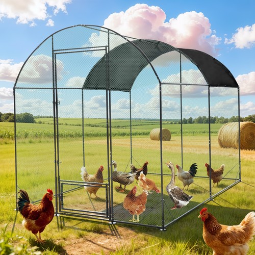 Large metal chicken coop - metal,