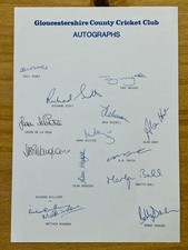 Hand Signed A4 Sheet -