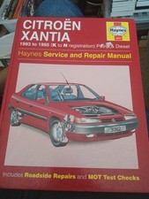 Citroen xantia haynes Manual 1993 to 1995 Petrol diesel