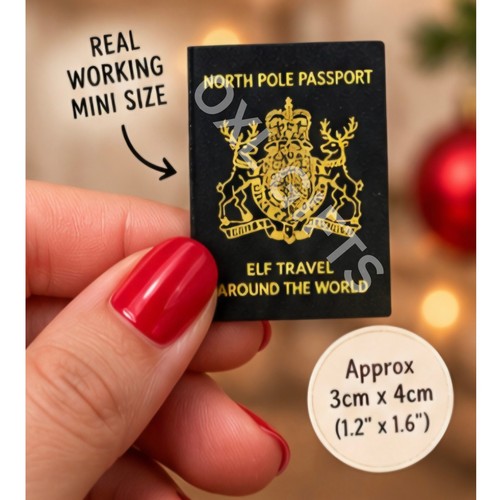 North pole passport elf - passport,,