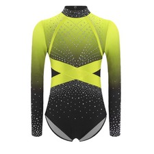 UK Kids Girls Dance Bodysuit