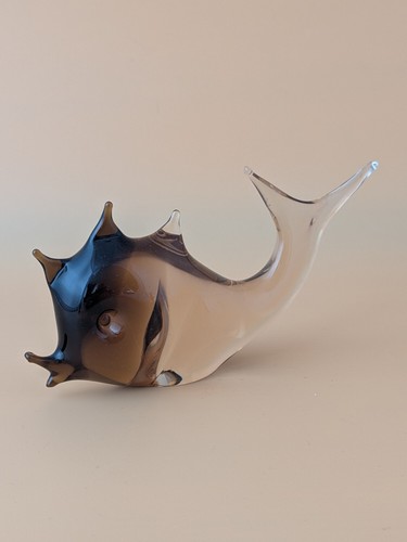 Vintage murano glass angelfish - vintage,
