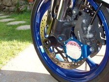 SUZUKI  GSXR600 2006 - 2010 K6-L0 CRASH MUSHROOMS FRONT AXLE SLIDERS PUCKS PADS