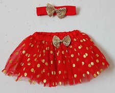 Red And Gold Polka Dot Tutu